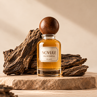 Flacon de parfum le plus vendu, luxe, 30 ml, transparent, rond, flacon de parfum en verre vide personnalisé avec emballage boîte, 50 ml, 100 ml