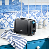 Grille-pain électrique 2 tranches en plastique, le plus vendu en Europe, machine à petit-déjeuner, petit appareil à sandwichs, chauffe-pain domestique