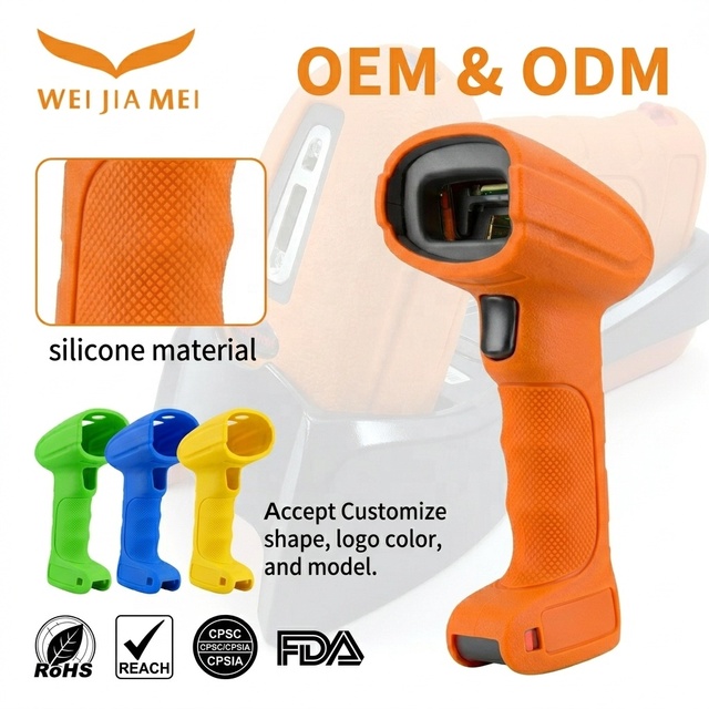 Rugged Industrial Heavy Duty Silicone Protective Case for Honeywell Granit 1911i Wireless Barcode Scanner Anti-drop Rubber Cover