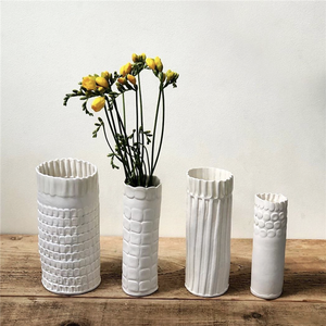 Elegante Florero de Cerámica Moderno, Venta al por Mayor de Decoración para el Hogar con Flores <span class=keywords><strong>Artificiales</strong></span>, Florero de Mesa para Decoración de Bodas - Product Image 4