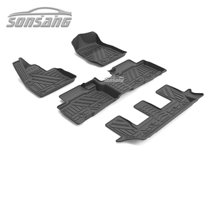SONSANG, alfombrilla personalizada para coche, juego completo de alfombrillas para coche, 4 piezas, alfombrilla para suelo de coche TPE para 6 asientos, 7 asientos, <span class=keywords><strong>Ford</strong></span> Explorer 2020-2023 - Product Image 2
