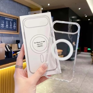 เคสใส iPhone 17 Pro Max วัสดุ TPU PC ป้องกันแรงกระแทก แม่เหล็กในตัว สำหรับ iPhone 15 16 17 Air - Product Image 4