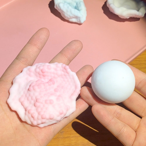 4cm Handmade Ice Skin <b>Ball</b> Ultra-thin Soft Sticky Ice Skin <b>Ball</b> Noisy Pressure <b>Squeezing</b> Toy - Product Image 1