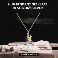 Collier ajustable en argent sterling 925 avec pendentif diamant pour fiançailles et mariage