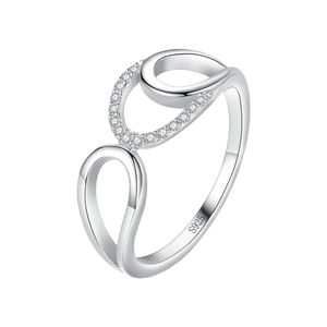 Ada Jewelry - Bagues pour femmes - Design populaire INS - Argent véritable 925 plaqué rhodium - Bagues pour femmes - Product Image 1