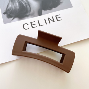 Kẹp Tóc Hình Chữ Nhật Bán Chạy Của Hàn Quốc Kẹp Tóc Cỡ Lớn 10.5Cm Chất Liệu PS Kết Thúc Mờ Móng Vuốt Tóc Màu Trơn Cho Nữ - Product Image 6