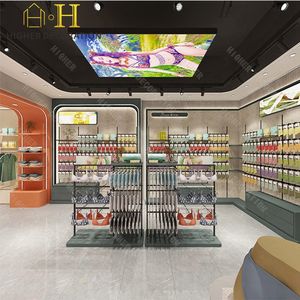 Étagère de présentation pour boutique de lingerie avec éclairage LED, hauteur réglable et design écologique - Product Image 4