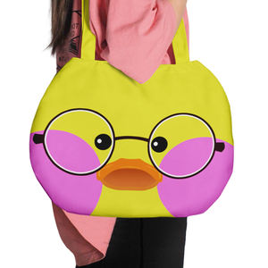 กระเป๋าโท้ทช้อปปิ้งพับได้ทำจากอะนิเมะรีไซเคิลได้รูปร่างพิเศษโลโก้ที่กำหนดเอง - Product Image 4