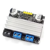 Modul Penggerak Motor DC Ganda 10A Pengaturan Kecepatan PWM Maju dan Mundur Peredupan 3-18v Tegangan Rendah Arus Tinggi