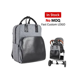 Wholesale bags for mommy-Ready to ship Hot Selling Diaper Bag large capacity multifunctional mom diaper bag mommy backpack for baby