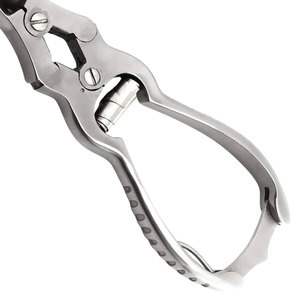 Customized Finger Nail Plier Curved Blade Stainless Steel Professional Wide Jaw Opening Durable <b>Cuticle</b> Trimming <b>Tool</b> - Product Image 3