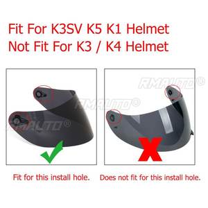 Visière de casque pour AGV K5 K1 K3SV, lunettes de casque détachables pour moto, lentille de casque de moto, visière de casque intégral pour motocross - Product Image 4