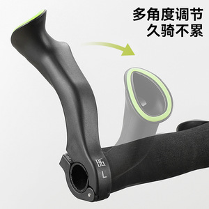 Extension de guidon de vélo de montagne Yueli, ergonomique, en nylon léger, noir, pour le cyclisme - Product Image 5