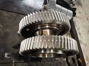 Hochpräzise kunden spezifische Stirnrad-Ritzel Hersteller Stahl-Stirnrad getriebe mit großem Durchmesser - Product Image 3