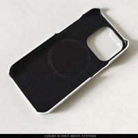 Étui exotique en cuir de crocodile de l'Himalaya véritable de haute qualité pour étui de téléphone magnétique iphone 15 pro