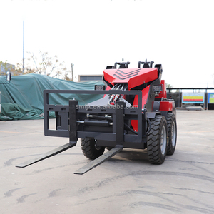 Free Shipping <b>Cheap</b> Construction <b>Machinery</b> Electric Mini Skid Steer Loader Motor Pump High Efficiency 1 Year Warranty 0.2m3 - Product Image 2