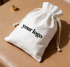 Sac à poussière en toile de coton avec cordon de serrage, personnalisé, écologique, recyclé, pour chaussures et vêtements, avec logo, conforme aux normes ISO9001 et BSCI - Product Image 2