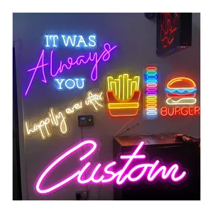 Wholesale Dropshipping Decoracion Custom Led Light Neon Sign Fast Delivery Neon Sign Custom For Birthday Party Wall Decor