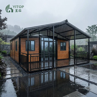 Casa Prefabricada Expandible de Doble Cara, Villa Multiunidades, Construcción de Resort, Casa Contenedor Modular Expandible