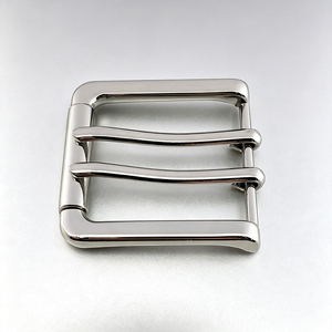 Vente en gros de boucles de ceinture à double ardillon en alliage de zinc de 40 mm - Product Image 1