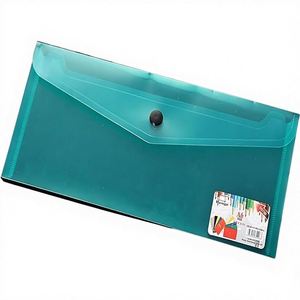 Carpeta de Archivos PP 2026M, 25.5X13cm, Bolsa para Documentos con Impresión UV, Cierre a Presión, Transparente Esmerilado, Organizador de Suministros de Oficina - Product Image 1