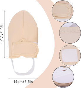 Pack de 2 compresses réutilisables à l'huile de ricin pour les pieds et les orteils, pour soulager les douleurs musculaires des pieds - Product Image 2