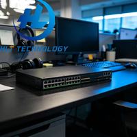 S5500v3-48P-SI Switch Ethernet Gestionado de Capa 3 con 48 Puertos Gigabit PoE+ y Unidad Empresarial de Uplink de Alta Velocidad