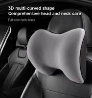 Oreiller de décompression en mousse à mémoire de forme pour voiture, bureau, sommeil, camping, soins infirmiers avec soutien cervical de la tête et du cou.