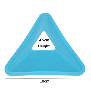 Dischi Triangolari per Allenamento <span class=keywords><strong>Calcio</strong></span>, Leggeri in Materiale PE, Marcatori Durevoli per <span class=keywords><strong>Calcio</strong></span>, Coni per Agilità e Coordinazione all'Aperto - Product Image 5