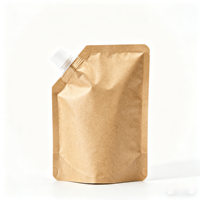 Bonne qualité 100ml 250ml 1L savon à main liquide poche à bec latéral Doypack pour emballage de détergent à lessive