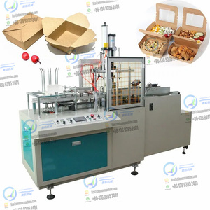 Contenedores de comida desechables automáticos para llevar, caja de papel, máquina formadora de Bento, cajas de hamburguesas para llevar, máquina para hacer fiambreras - Product Image 1