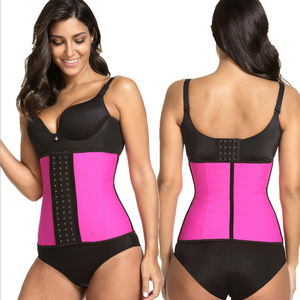 2019 meilleure vente pour le marché américain femmes Latex colombien taille formateur Corset Long torse perte <span class=keywords><strong>de</strong></span> poids 3 crochets - Product Image 5