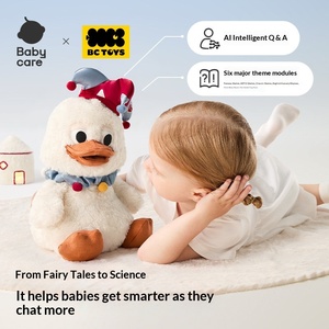 Muñeco de Peluche Orca Baby Clown Duck, <span class=keywords><strong>Robot</strong></span> Inteligente con IA, Relleno de Algodón PP, Juguete de Compañía Emocional para Niños de 2 a 4 Años, Unisex, Regalo de Cumpleaños - Product Image 4