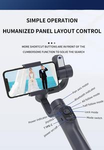 2025 support de stabilisateur de cardan portable Anti-Shake 3 axes <span class=keywords><strong>pour</strong></span> DJI <span class=keywords><strong>pour</strong></span> la prise de vue vidéo en direct et accessoire de studio photo - Product Image 2