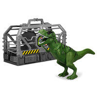 Nuevo Diseño de Juguete de Dinosaurio, Figura de Acción con Movimiento, Dinosaurio Realista con Articulaciones Móviles, Modelo de Dinosaurios con Jaula de Almacenamiento para Niños