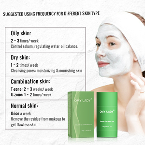 <span class=keywords><strong>Mascarilla</strong></span> facial de arcilla para <span class=keywords><strong>hombre</strong></span>, productos para el cuidado de la piel, encoge los poros, efectivo - Product Image 5