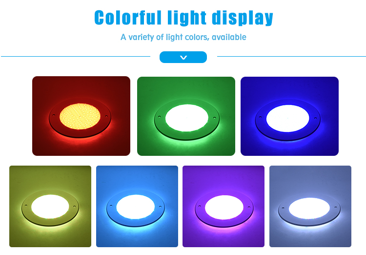 Description Picture 5 of itemUltra Slim 260mm Ip68 Waterproof 12V 25W 35W RGB Stainless Steel Underwater Wall Mounted Led Thin Swimming Pool Lighting