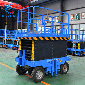 รถยกแบบกรรไกรเคลื่อนที่ด้วยมือไฮดรอลิก ขนาด 4 เมตร รับน้ำหนัก 500 กิโลกรัม ราคาถูกกว่า พร้อมขาตั้งเสริม - Product Image 5