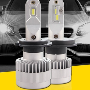 Accessoires automobiles QZ40, kit de phares de voiture à <span class=keywords><strong>LED</strong></span>, variateur de lumière, <span class=keywords><strong>ampoule</strong></span> de phare de voiture 72W, télécommande, <span class=keywords><strong>changement</strong></span> de couleur - Product Image 2