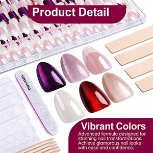 <span class=keywords><strong>Faux</strong></span> <span class=keywords><strong>ongles</strong></span> roses en gel souple à presser, style amande française, en ABS pour application sur les doigts - Product Image 4