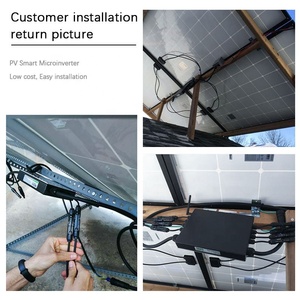 300W 500W 1000W 1200W Micro biến tần duy nhất ba giai đoạn 120V 230V trên lưới PV thông minh Micro biến tần với wifi - Product Image 5