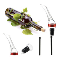 Ensemble de carafe à whisky transparente de qualité supérieure Huilian Xing avec bec verseur pour cadeaux