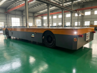 Plateforme AGV à batterie au lithium du fabricant Mairuit, véhicules de transport avec navigation laser SLAM, capacité de 15-25 tonnes, longueur de la fourche
