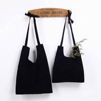 Sac fourre-tout en toile avec poche, sac fourre-tout en coton personnalisé minimaliste, sac fourre-tout en toile de coton recyclable personnalisé avec logo