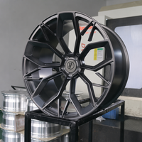 Jantes forgées Yufei 22x9.0 5x120 Gris brossé à rayons multiples pour Acura MDX TLX