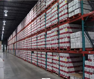 Factory Direct <strong>Pallet</strong> <strong>Rack</strong> Teardrop Wide Span Storage <strong>Racks</strong> with Wire Mesh Decking for the American Market Material Handling - Product Image 6