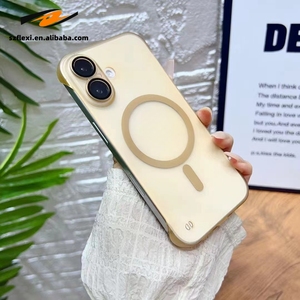 Custodia per PC Ultra sottile con nebbia di ghiaccio magnetica senza cornice per <span class=keywords><strong>iPhone</strong></span> 16 12 <span class=keywords><strong>13</strong></span> 14 15 Pro protezione per <span class=keywords><strong>fotocamera</strong></span> in vetro con protezione opaca antiurto - Product Image 3