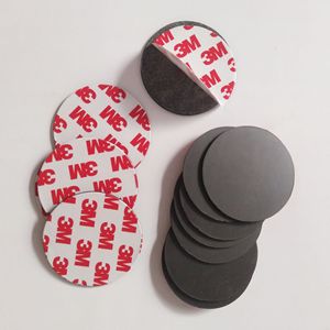 24 pièces de points magnétiques avec feuilles magnétiques rondes flexibles autocollantes avec adhésif - Product Image 4