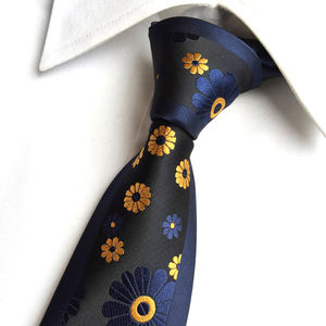 Cravatta Sottile di Lusso da 6cm per Matrimoni, Feste Formali, Abiti da Uomo alla Moda, Cravatta Stretta con Motivo Floreale - Product Image 2