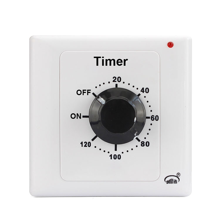 Timer Mekanik Minis 120, Timer Saklar Lampu Dinding Otomatis Timer